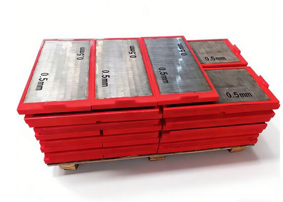 Wear Resistant Polyurethane Edging Wedge Wire Screen for Sand and Aggregate Sorting