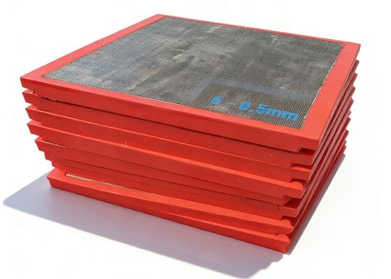 High Drainage Efficiency SS316 Polywedge Screen Panel for Dredging and Sludge Separation