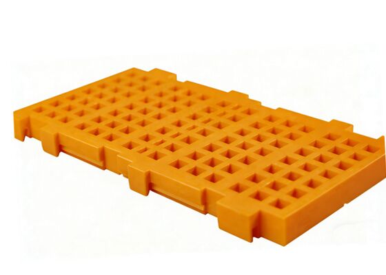 Anti-Blinding Trell-ex PS 305x305mm Polyurethane Screen with Steel Inserts for Gold Mining Technical