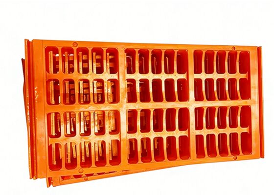 Durable LS Series 305x610mm Black Rubber Screen Panel for High Efficiency Copper Mining Technical