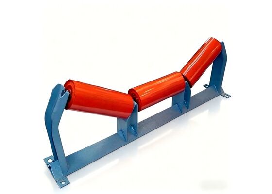 Anti-Adhesion Rubber Disc Idler for Wet Ore Conveying Line