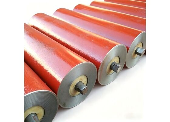 Mining Conveyor Return Roller Rubber Disc Heavy Duty Industrial Conveyor Use