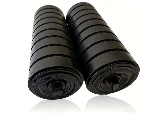 Conveyor Belt Trough Roller Set Steel Frame Bulk Material Handling Conveyor Use
