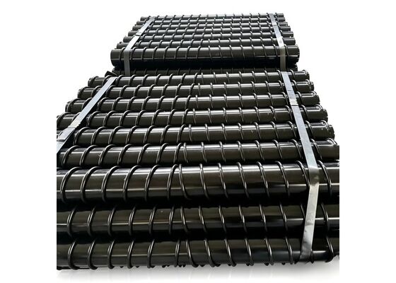 Mining Return Roller Rubber Coated Self Cleaning Coal Conveyor Equipment Part
