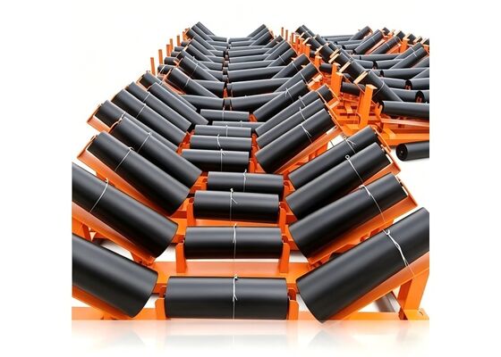 Impact Resistant Rubber Disc Conveyor Roller for Mine Site