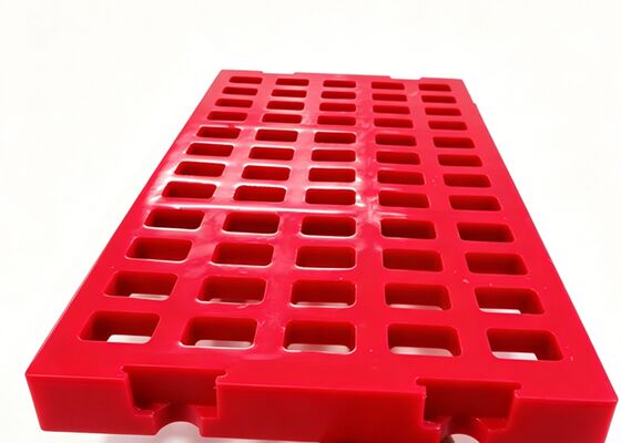Polyurethane Modular Panel with Hammer-In Pin Fasteners for Mining Equipment Decks