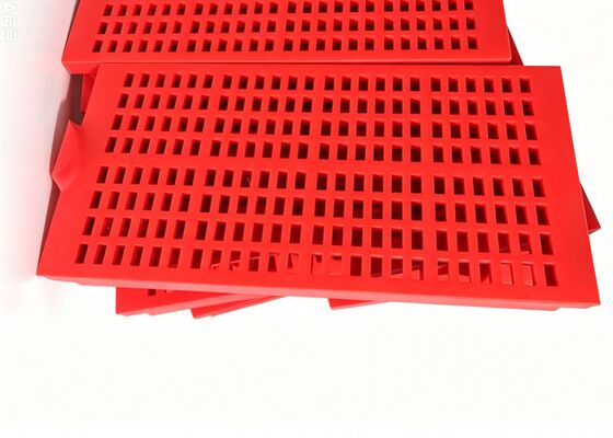 Anti-Clogging Polyurethane Flip Flow Screen Mat for Damp Sticky Coal Washing