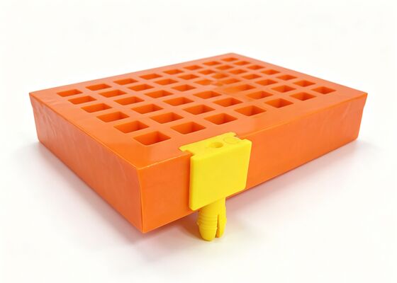 Fine Aperture Polyurethane Screen Mesh for Glass Sand Washing Plant Recovery
