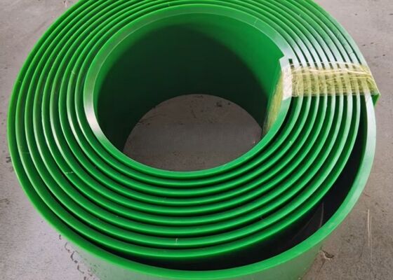 Polyurethane Conveyor Belt Side Seal Blue Color Heavy Duty Mining Conveyor Strip