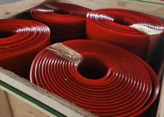 Polyurethane Conveyor Belt Skirting Board Anti Leakage Quarry Conveyor Components