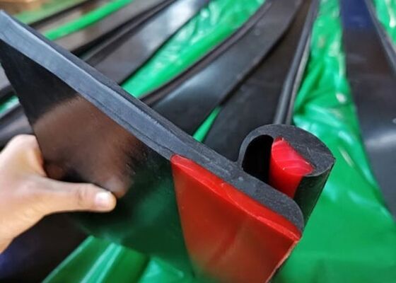 Conveyor PU Skirting Seal 10mm Thickness Bulk Material Conveyor Dust Containment