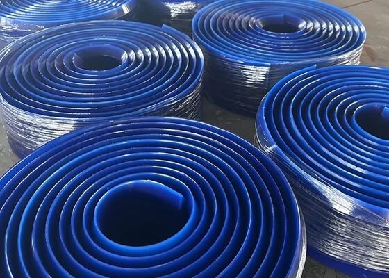 Conveyor Belt Polyurethane Skirting 20mm Thick Dust Suppression Conveyor Accessories