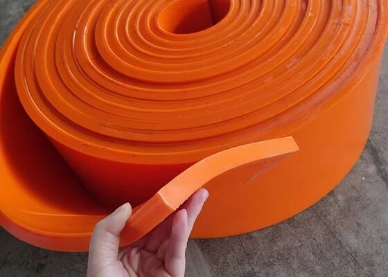 Conveyor Belt Polyurethane Skirting 20mm Thick Dust Suppression Conveyor Accessories