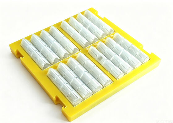 ustom Color Modular PU Screen Panel with 0.5mm Slots for Chemical and Fertilizer Mineral Processing