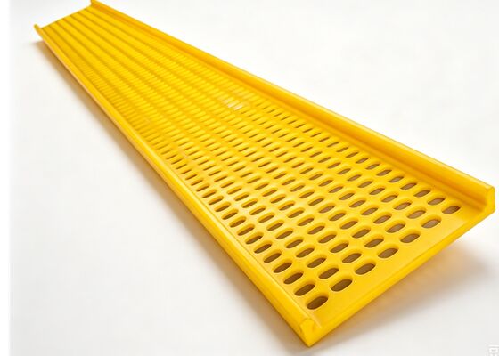 Boomerang Aperture TPU Panels for Non-Clogging Metal Scrap Recycling