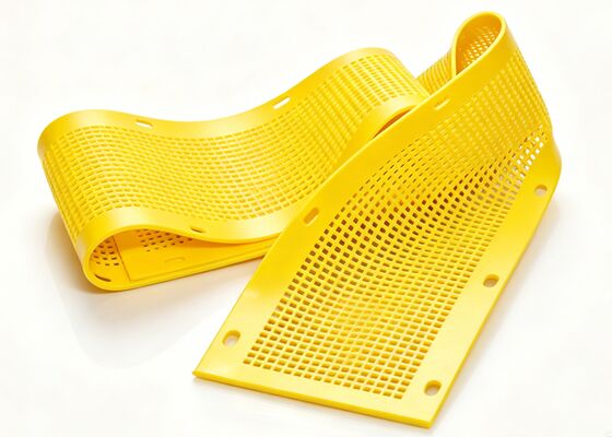 Corrosion Resistant PU Flip Flow Screen Mesh for Chemical Fertilizer Classification