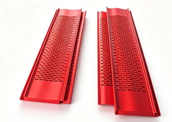 Custom Shape Aperture Polyurethane Mats for Non-Clogging Metal Scrap Recycling