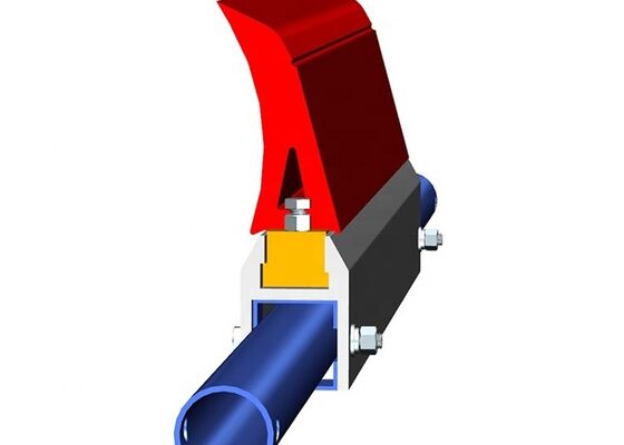 Mining Conveyor Belt Scraper Flexible PU Blade Long Service Life Industrial Design
