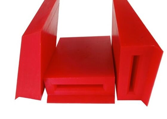 Polyurethane Conveyor Belt Scraper High Elasticity Yellow Blade Industrial Conveyor