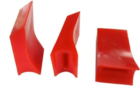 Polyurethane Conveyor Belt Scraper High Elasticity Yellow Blade Industrial Conveyor