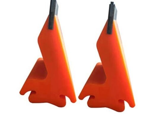 Conveyor Belt PU Scraper Orange Blade Heavy Duty Bulk Material Handling Use