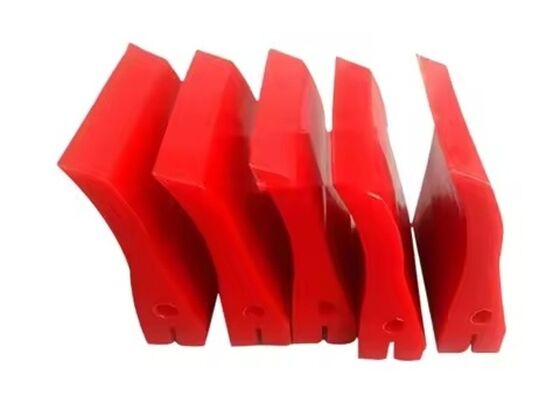 Polyurethane Conveyor Scraper with Steel Clamp Flexible Industrial Conveyor Cleaner