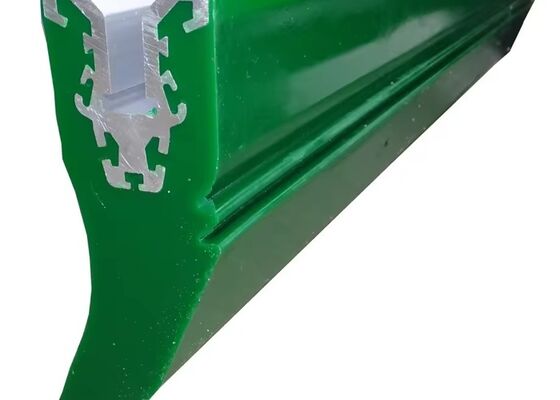 Polyurethane Belt Cleaner Secondary Scraper Blue PU Blade High Wear Resistance Conveyor
