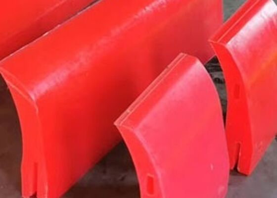 Conveyor Belt Polyurethane Scraper Flexible Wear Resistant Blade Aggregate Industry Use