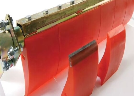 Mine Site Conveyor Belt PU Wear Scraper