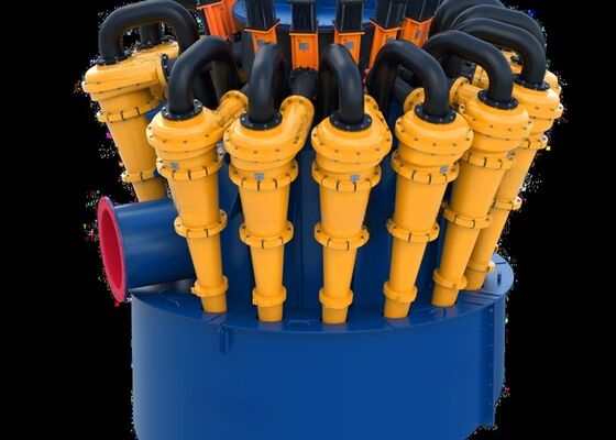 Heat Resistant PU Lined Hydrocyclone For Industrial Mining And Chemical Processing