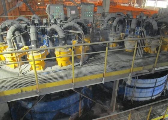 High Efficiency Mining Hydrocyclone Separator with Wear Resistant PU Liner and 30-100μm Cut Size