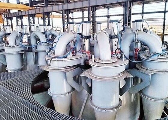 Industrial Hydrocyclone Separator Wear Resistant PU Cyclone For Gold Mining Processing Plant