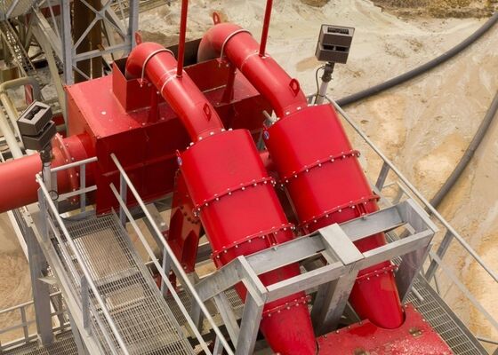 Thick Wall Plastic Hydrocyclone Wear Resistant For Long Term Mining Using