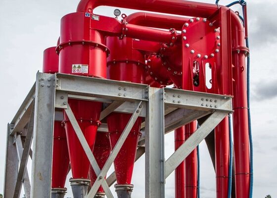 Thick Wall Plastic Hydrocyclone Wear Resistant For Long Term Mining Using