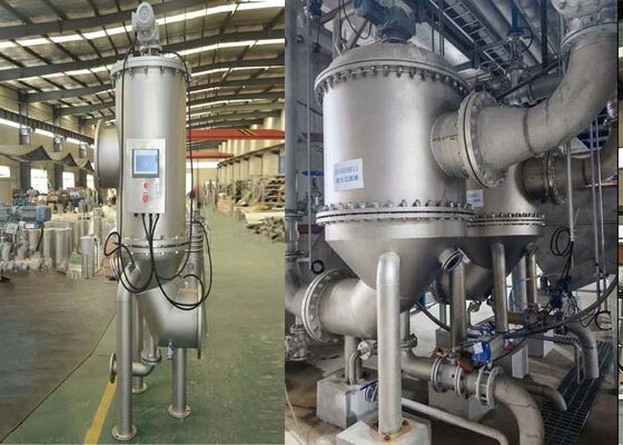 SS304/316 Automatic Tubular Backwashing Cleaning Filter Sewage Treatment Machine