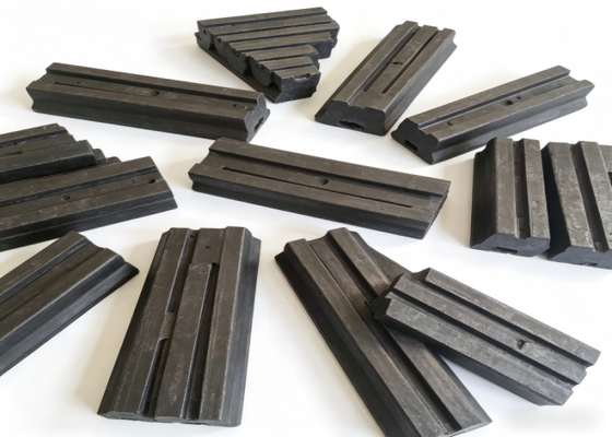 High Abrasion Resistant Ball Mill Rubber Liners with Heat Treated Surface for Long Working Life