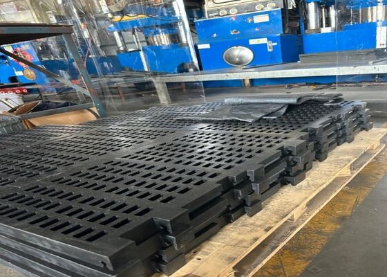 Wear Resistant Rubber Screen Mesh for Vibrating Screen Equipment