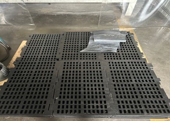 Self Cleaning Rubber Screen Panel for Sticky Material Screening