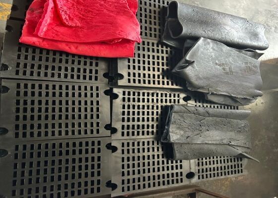 Impact Resistant Rubber Screening Media for Crusher Plants