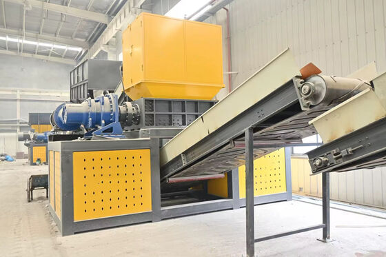 40-80mm Output Double Shaft Shredder with Screen Mesh