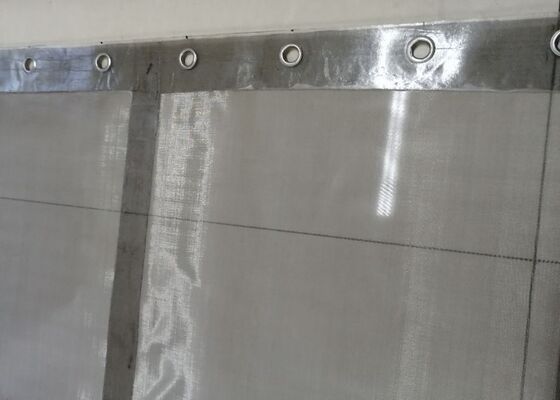 HUATAO FDA-Compliant Grommet Screen 304 Stainless Steel Transparent PU Edge