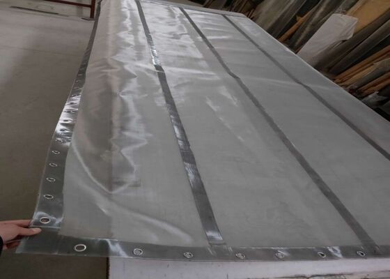 HUATAO Black PU Grommet Screen 304 Stainless Steel 46%-76.4% Open Area