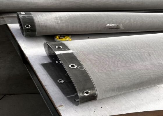 HUATAO Industrial Grommet Screen 304L Stainless Steel Folded Edge High-Temp Resistant