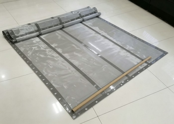 High-Temp Folded Edge Screen 304 Stainless Steel >80°C for Chemical Processing