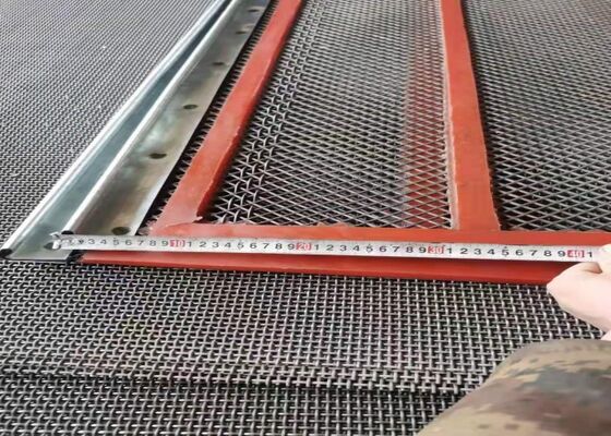 Mining Screen Mesh with Self Cleaning and Anti Clogging Design