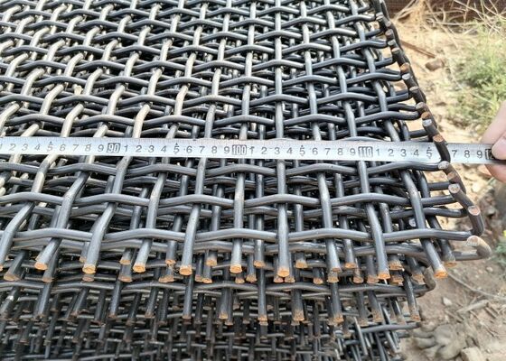 High Strength Manganese Steel Quarry Screen Mesh for Sand Gravel and Aggregate Separation