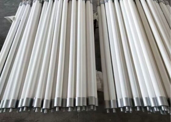 Thermal Shock Resistant Quartz Ceramic Roller for Flat Glass Tempering Lehrs