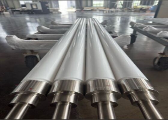 Anti Crystallization Fused Silica Ceramic Roller For Glass Heating Lehr