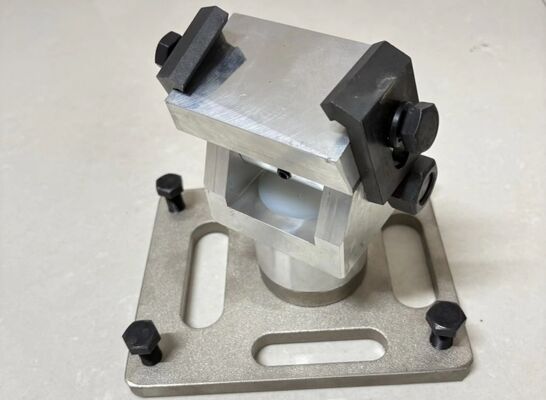 Heavy Duty Multi Track Compatible Adjustable Wall Saw Rail Support - Swivel Base