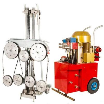 30KW Intelligient Heavy-Duty Hydraulic Wire Saw With Variable Frequency Motor